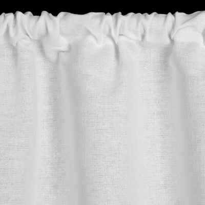 ZÁCLONA CLARIE NA PÁSKE 150X60 CM BIELA