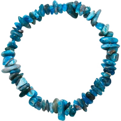 Bealio 00006 Minerální náramek APATIT sekaný 17-21 cm 06-00006-2366
