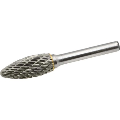 Technická fréza oválna predĺžená 10 x 25 mm, dĺžka 66 mm, stopka 6 mm, GEKO