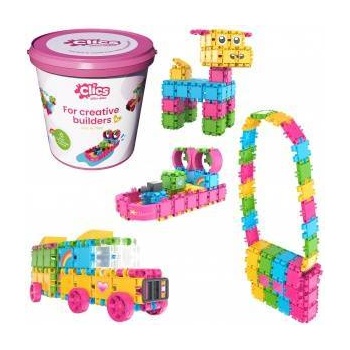 Clics Toys CLICS Pads Bucket 8 in 1 - Glitter CB-180