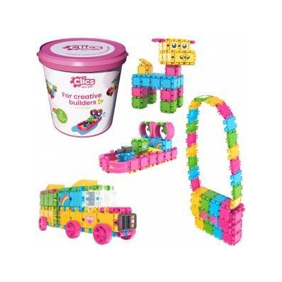 Clics Toys CLICS Pads Bucket 8 in 1 - Glitter CB-180