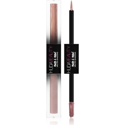 Huda Beauty Matte & Metal Melted tekuté oční stíny Request Line and Slow Jams 2 x 2 ml