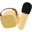 Lalarma Bluetooth Karaoke set Mikrofón a Reproduktor Yellow