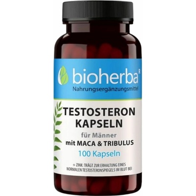 Bioherba Testosterónové kapsuly pre mužov s macou a tribulusom 100 kapsúl