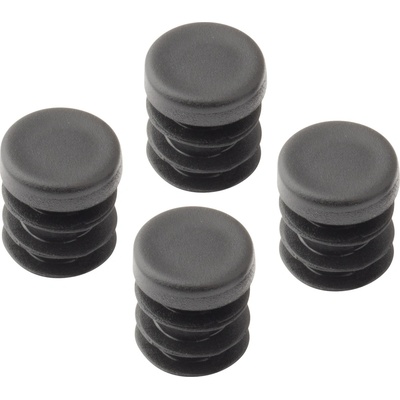 Walteco Zátka priemer 12mm čierna 4 ks 85107