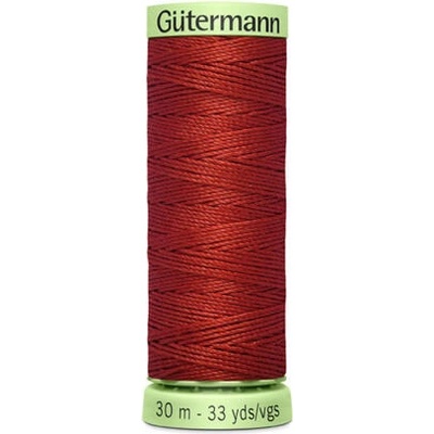 Nit PES Gütermann JEANS - extra silná 30 (30m) barva 221 - červená