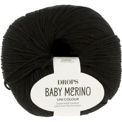 Drops Baby Merino UNI 21 černá