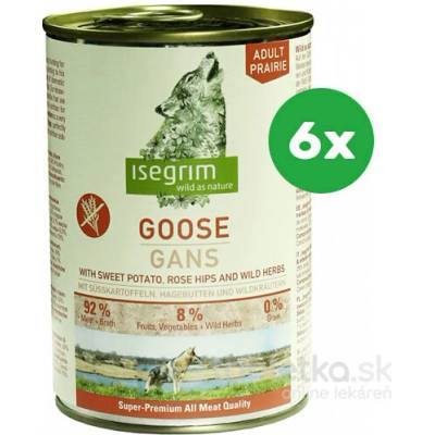 Isegrim Dog Adult Goose Sweet Potato 6 x 400 g