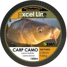 Sema CARP CAMO brown 1200 m 0,28 mm 9,85 kg