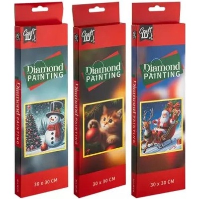 Regio Toys Коледна диамантена картина - 30 x 30 см, различни видове (96396)