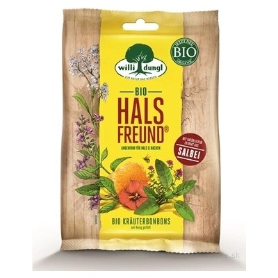 TEEKANNE GmbH Willi dungl HALS FREUND - Šalvia s medom bylinné cukríky 65 g
