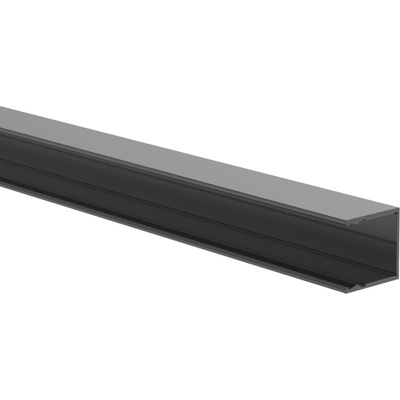 Hliníkový plotový adaptér pre výplne 20 mm a pre fasádny systém, 25 x 25 – 6,0 m – Antracit RAL 7016