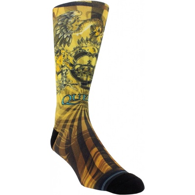 Perri´s Socks QUEEN GOLD CREST DYE SUB QUB305-001 BLACK