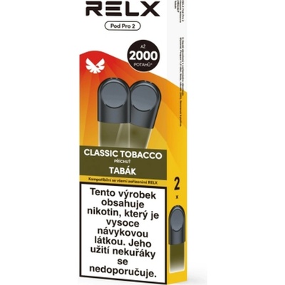RELX Náhradní Pod Pro Klasický tabák 2ks – Sleviste.cz