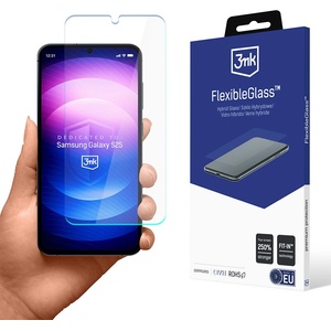 3mk Protection Протектор за Samsung Galaxy S25 - 3mk - Гъвкаво стъкло - Прозрачен