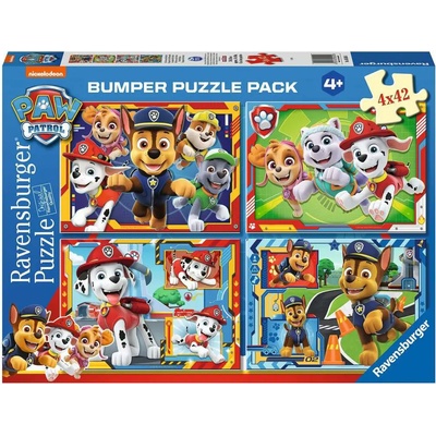 Ravensburger - Puzzle 4x42 Paw Patrol - 40 - 99 piese