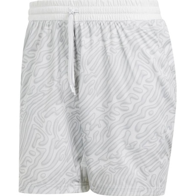 adidas Tennis Heat.Rdy Pro Printed Ergo 7' short grey one/charcoal solid grey