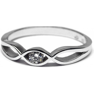 Klenoty Budín Luxusní diamantový zásnubní prsten s diamantem libovolná J 28268 17