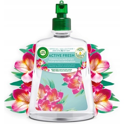 Air Wick Active Fresh Náplň do osviežovača vzduchu Frézia Eukalyptus 228 ml