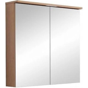 Inter Ceramic Огледален шкаф за баня ANIELA-75 6019-75, Inter Ceramic, с LED осветление, PVC, 75х70х17см (6019-75)