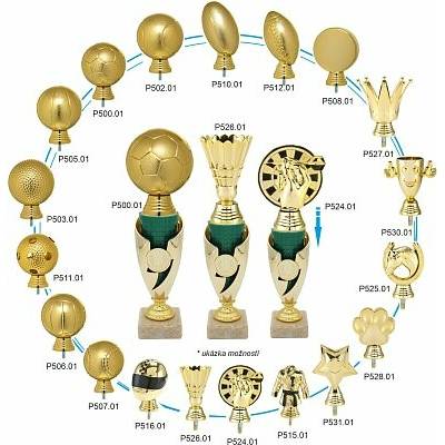 Sportovní trofej T556+figurka