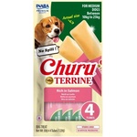 Inaba Foods Dog Churu Terrine - Лакомство за кучета, фин крем със Сьомга, 4 броя х 30 грама, Япония EUD537