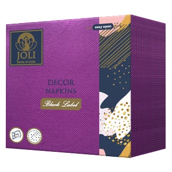 Image 1 of Joli Луксозни салфетки серия Decor Napkins - Black Label (jo55-09)