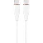 Gembird USB Type-C Power Delivery PD charging and data transfer cable 60W silicone braided 1.5m white color