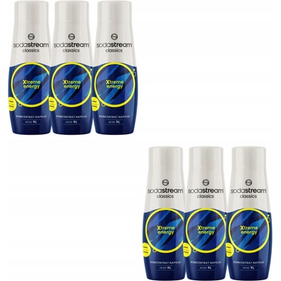 SodaStream sirup koncentrát Xtreme Energy Drink 3 x 440 ml