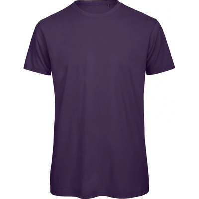B&C tričko Inspire T medium fit z bio bavlny krátký rukáv pánské purpurové urban