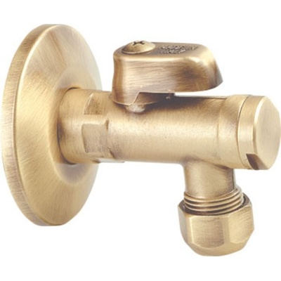 Reitano Rubinetteria Rohový ventil s matkou, 1/2'x 3/8', bronz 2020BRO