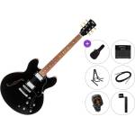 PSD Guitars SH-100 Premium SET Black Джаз китара