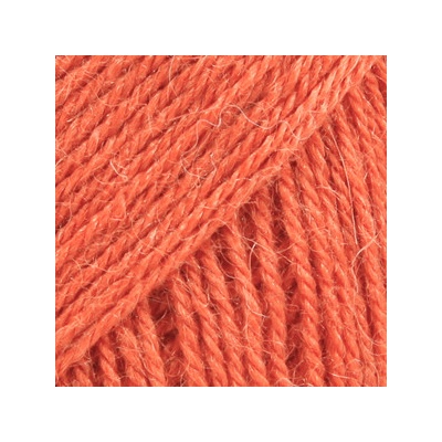 DROPS Alpaca uni colour barvy Barva: Pomerančová 2915