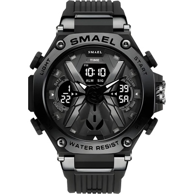 SMAEL Часовник smael pe-29446 - Черен kp29446