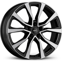 AGT 19209 7.5x19 5x114.3 ET40 black polished