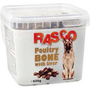Rasco Снаксове rasco - кокал от птиче месо с черен дроб, 550г