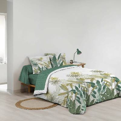 douceur d'intérieur Otika povlečení zelená/bílá 240x300 140x190