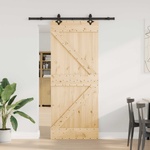 vidaXL Преплъзваща се врата NARVIK 85 x 210 см (152, 5 см) (3445228)