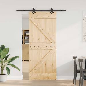 vidaXL Преплъзваща се врата NARVIK 85 x 210 см (152, 5 см) (3445228)