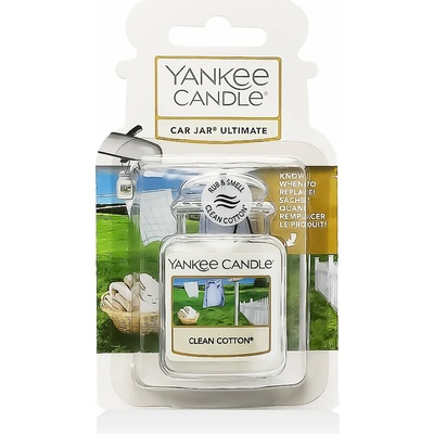 Yankee Candle Ultimate Car Jar 1 ks Clean Cotton