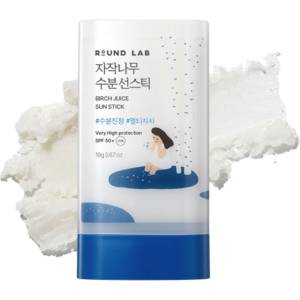 ROUND LAB Birch Juice Moisturizing Sun Stick SPF 50+ PA++++ - Слънцезащитен Стик С Брезов Сок 19г