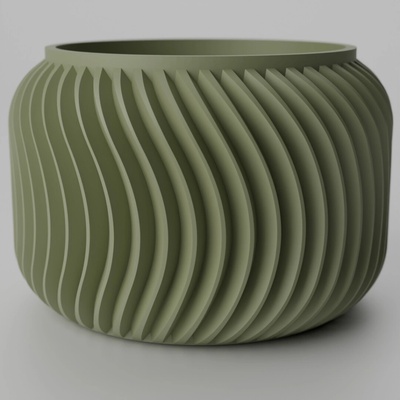 Kvetináč Vilex Priemer otvoru: 200-220mm, Farba produktu: Oliva