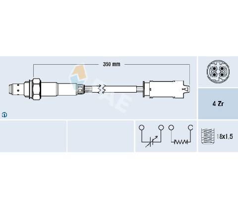 Lambda sonda FAE 77368