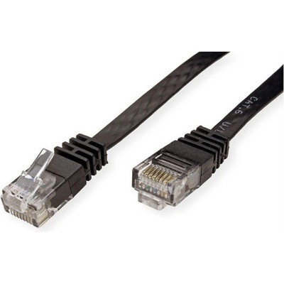 Valueline Пач кабел Value 21.99. 0961, UTP, CAT 6, 1m, черен (21.99.0961)