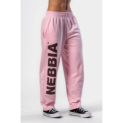 Nebbia Volné baggy tepláky BOYFRIEND STYLE 432 pink – Hledejceny.cz