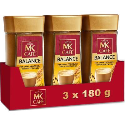Mk Cafe Balance Zmes instantnej a obilnej kávy 3 x 180 g