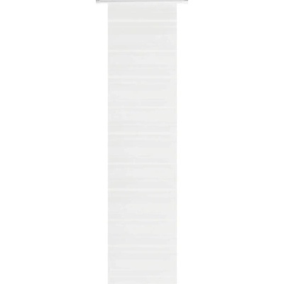 Japonská stena na mieru Korsika, biela, Uni, transparent, šírka 60 cm