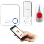 ORNO OR-DB-MK-175/W - Безжичен звънец, 200м, 220V, Wi-Fi, SOS бутон, SIGO AC SOS, 52 мелодии, бял (OR-DB-MK-175/W)