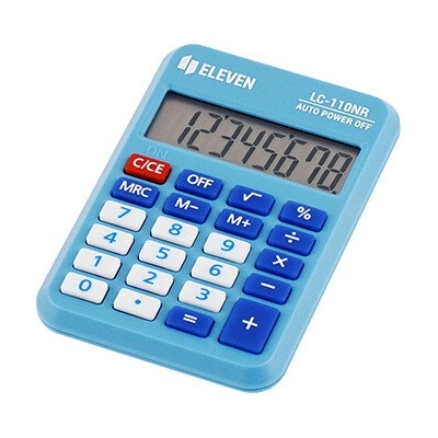 Eleven Kalkulačka LC-110NR-BL modrá