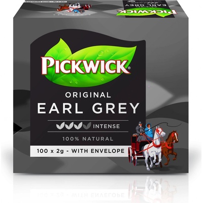 Pickwick čaj černý Earl grey 100 x 2 g